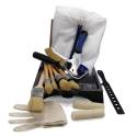 photo materiel kit laque glycero gants pinceaux rouleaux