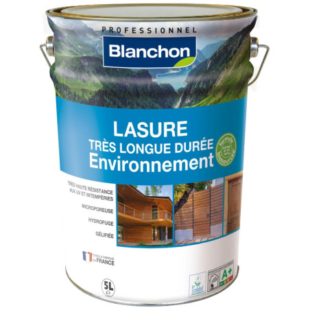 Lasure très longue durée environnement