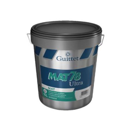 Pot de peinture  GUITTET Mat ultra 78 (sans tension acrylique)