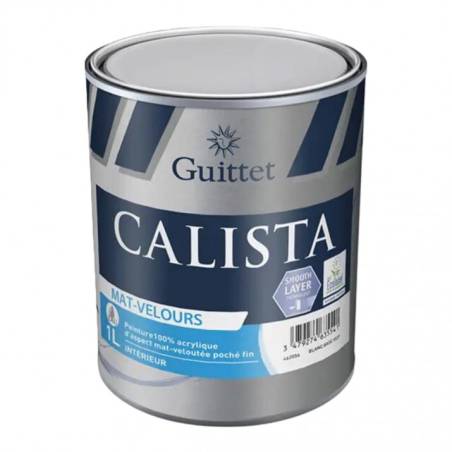 pot de peinture 1L calista mat velours marque guittet