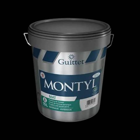 pot de peinture Montyl teinte noire marque GUITTET